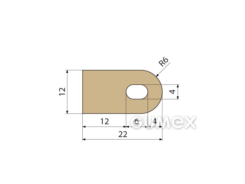 SILIKONPROFILE D-FORM